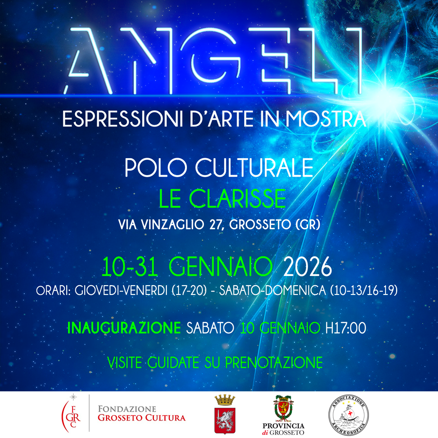 Angeli-a-Grosseto--Fronte-flyer dal 10 al 31 gennaio 2026 a Grosseto
