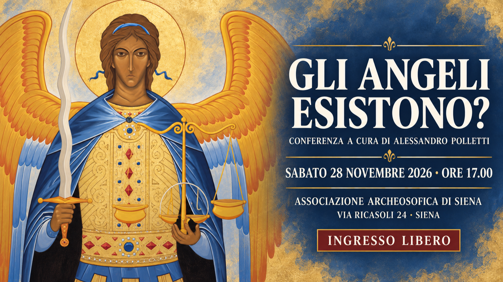 gli angeli esistono 28 novembre siena 16x9